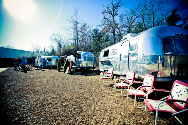 Molly Clark's Airstream Lot in Fayetteville, AR