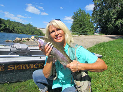 Fly Fishing Diva Teresa VanWinkle — fisher, fly tyer and friend of hatcheries